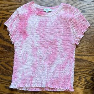 crown and ivy pink dye tee!